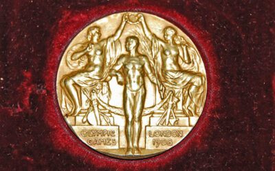 Medals from the First Olympic Hockey Tournament