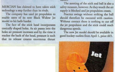 The Jet-propelled Hockey Stick that didn’t Take Off!