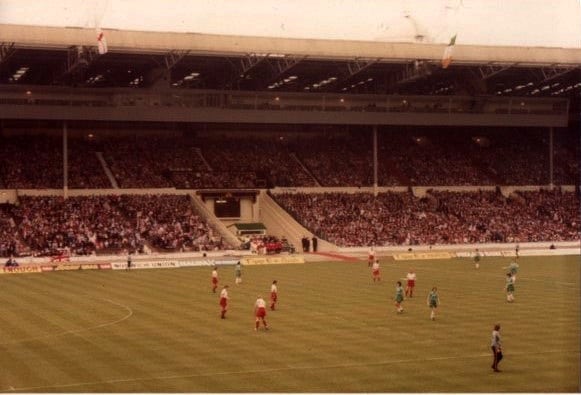 Wembley 1984 From the Crowd Eng V Ire 7