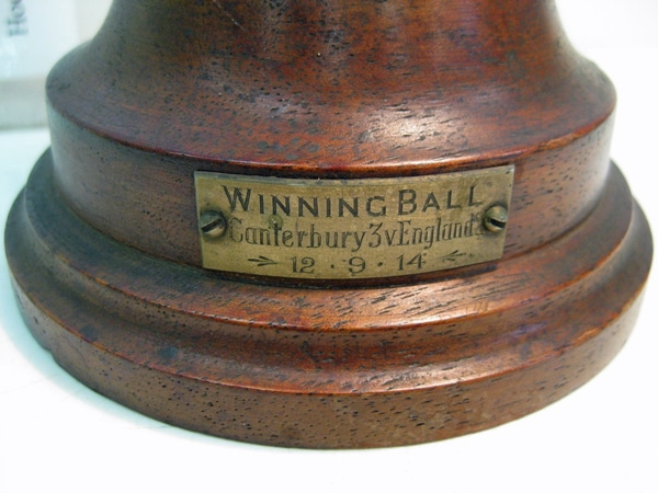 Canterbury vs England match ball stand