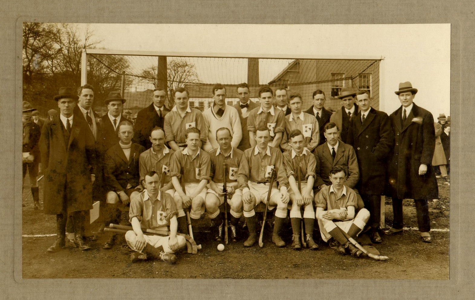 Ire v scot 03031923 F S Brabham one of the seated umpires