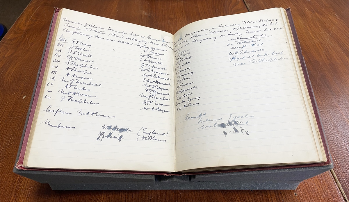 Welsh Hockey Association Selection Book